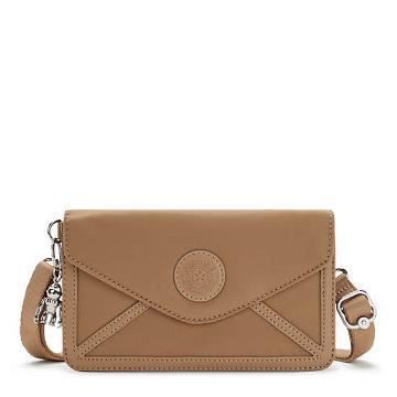 Kipling New Lelio Crossbody Bags Soft Almond | AU 1206FD